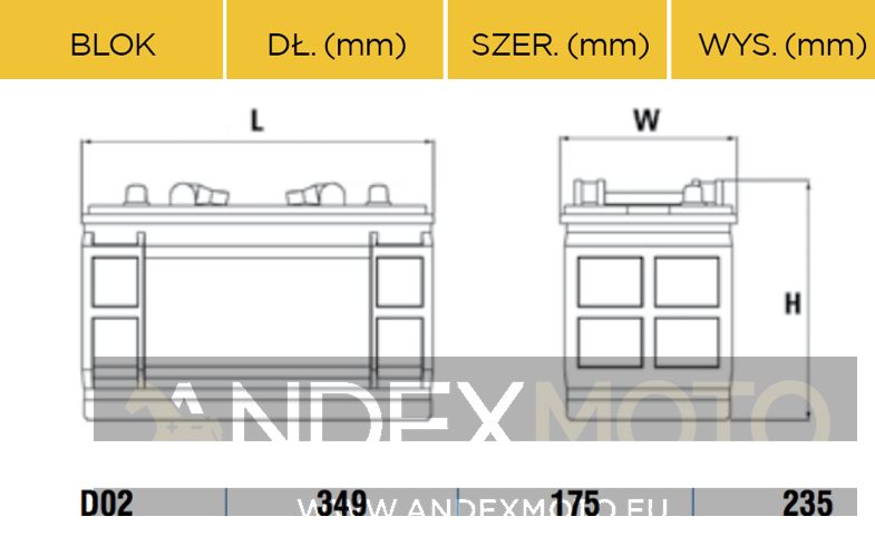 Akumulator 12V 110Ah VOLTMASTER 61047