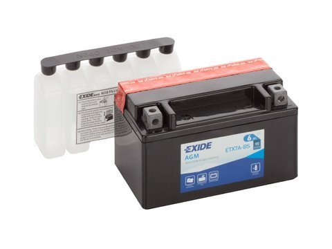 Battery 12V   6Ah YTX7A-BS EXIDE
