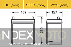 Akumulator AXIS 12V 40Ah 330A