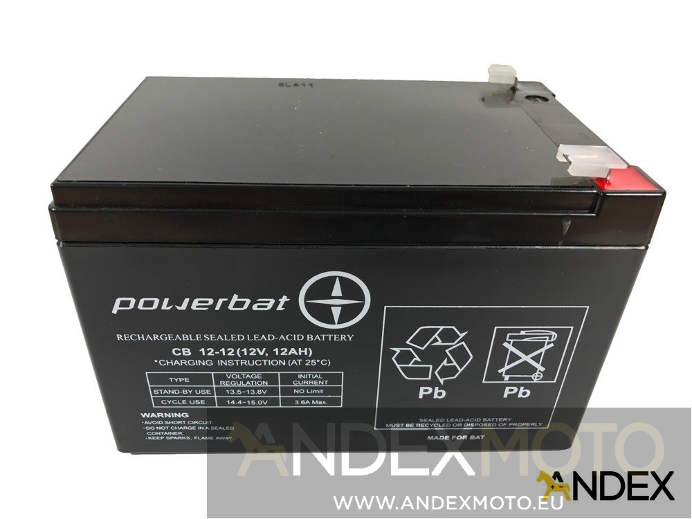 Battery 12 V  12 Ah VRLA