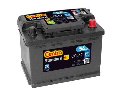 Akumulator 12V 54Ah CENTRA STANDARD CC542 S4004