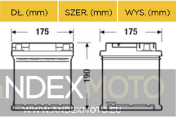 Akumulator AXIS 12V 40Ah 360A