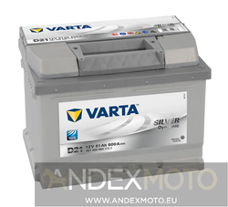 Akumulator 12V 61Ah D21 VARTA Silver