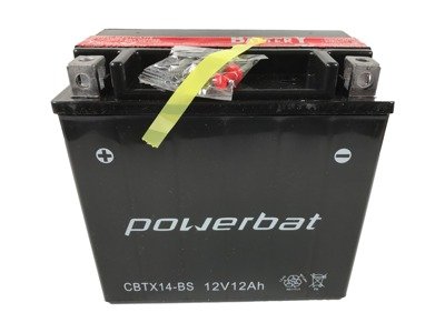 Akumulator Powerbat 12Ah CBTX14-BS YTX14-BS ETX14-