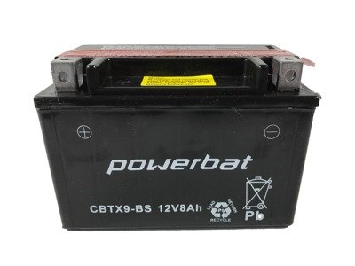 Akumulator Powerbat 8Ah CBTX9-BS YTX9-BS ETX9-BS