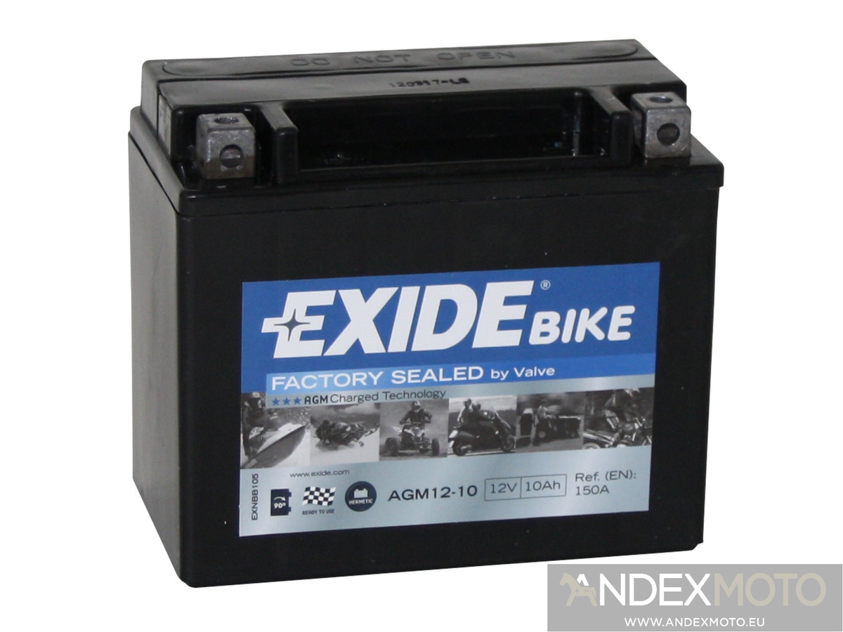 Akumulator EXIDE AGM12-10 YB12B-B2 YTX12-BS 10Ah  