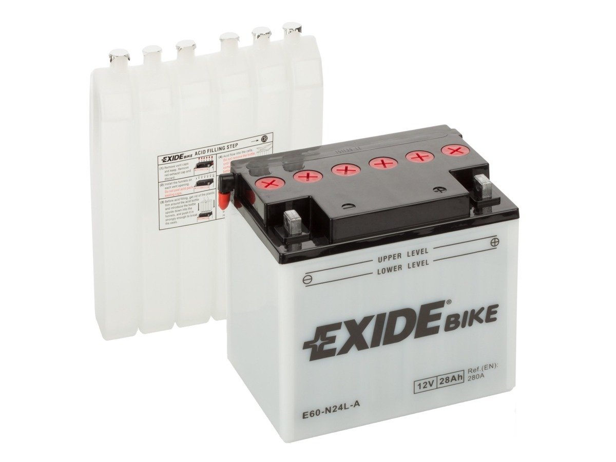 Akumulator EXIDE E60-N24L-A Y60-N24L-A C60-N2 28Ah